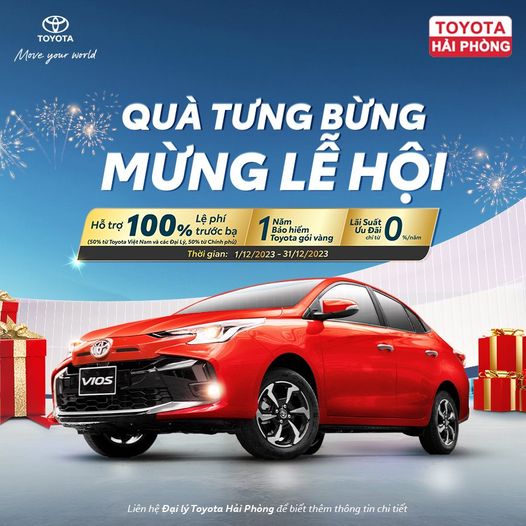Toyota Vios 2023- Cơ hội mua sắm cực đỉnh 