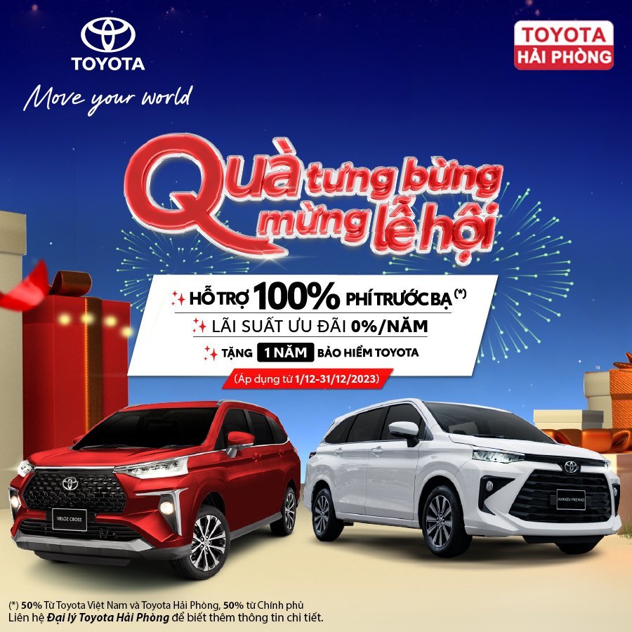 CÙNG VELOZ CROSS & AVANZA PREMIO: CHÀO LỄ HỘI - GẤP BỘI QUÀ VUI
