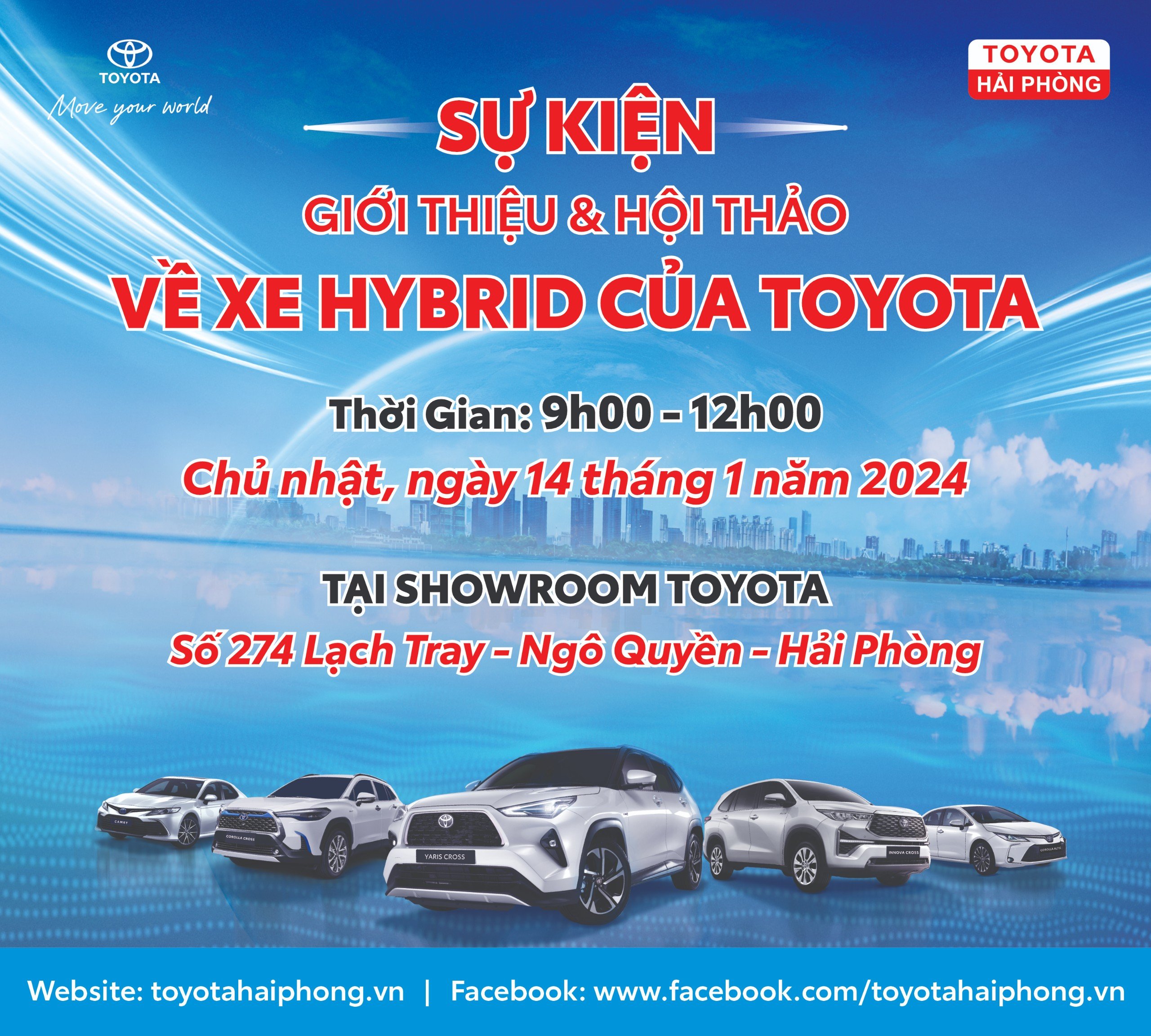 Sự kiện "𝐆𝐢𝐨̛́𝐢 𝐭𝐡𝐢𝐞̣̂𝐮 𝐯𝐚̀ 𝐇𝐨̣̂𝐢 𝐭𝐡𝐚̉𝐨 𝐯𝐞̂̀ 𝐱𝐞 𝐇𝐲𝐛𝐫𝐢𝐝 𝐜𝐮̉𝐚 𝐓𝐨𝐲𝐨𝐭𝐚"